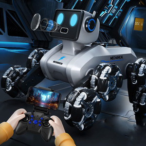 Coche inteligente de perro <span class=keywords><strong>robot</strong></span> con control remoto 8K para niños Animal eléctrico <span class=keywords><strong>RC</strong></span> con ocho ruedas Características de detección de gestos - Product Image 4