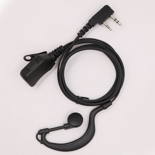 Acoustic Tube Security Walkie Talkie Headset FM Radio Earpiece Two-Way Radio Earphone