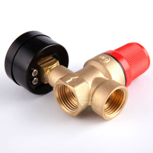 Válvula de seguridad de latón de 1/2 pulgada con rosca para alivio de presión de agua en sistemas de calefacción de calderas - Product Image 2
