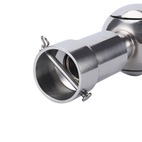 Balle de nettoyage rotative à installation rapide Wenhan SS304 forgée, raccord Tri-Clamp 1,5 pouce, pour usage en brasserie