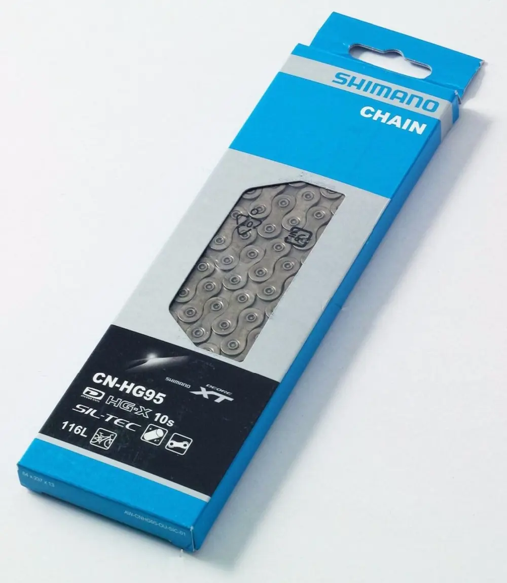 Цепь для велосипеда Shimano Deore XT HG95, 10 скоростей, 112L, 116L, 114L, 114L, 112, подходит для XTR XT SAINT SLX Deore
