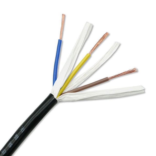 Flexible Multi-conductor Cable Wire RVV 300V 500V 2-core 1 1.5 2.5mm² Copper Core PVC Insulated Power Cable for LED Lighting