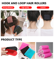 Bande auto-agrippante 20 mm en nylon 100 % personnalisable (couleur, OEM/ODM) pour fixation de cheveux