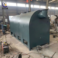 Machine à fabriquer du charbon écologique et durable, capacité de 1 à 3 tonnes/heure, facile à utiliser pour les coques de noix de coco et le bois