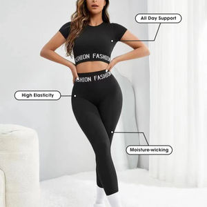 Women Yoga Clothes Sportswear Sexy Butt <strong>Lilt</strong> Gym Wear Set Seamless Fitness Yoga Workout Sets - Product Image 3