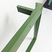 Bureau de direction modulaire en métal au design moderne, convertible et extensible, pour managers, mobilier de bureau, structure QINGSHUAI
