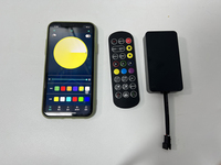 Nouvelle APP Bluetooh Music Control Led Strip Light,Halo Ring 14 ''15.5'' 17 pouces RGB Neon Color Car Wheel Led Lights