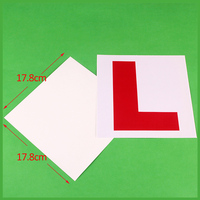 Autocollant de voiture novice anglais plaques L conducteur étranger débutant logo L autocollant