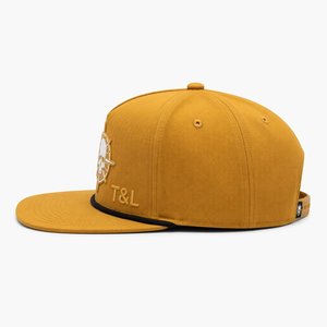 Casquette ajustée T&L Premium avec logo personnalisé en patch PVC, tissu technique en lin naturel, 5 panneaux, réglable, pour le sport en extérieur, fabricant - Product Image 4