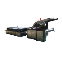 Machine semi-automatique de plastifieuse de cannelure de carton ondulé de vente chaude