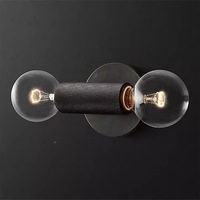Lampe murale de couloir de style européen, résistante à l'humidité, luminaire d'intérieur de luxe, lampe murale en verre