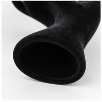 Support de Présentation Personnalisé pour Vitrine, Présentoir à Anneaux Floqué Noir, Support Composé pour Bijoux