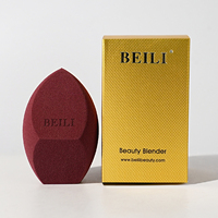 Éponge de maquillage en mousse céramique à marque privée, micro-poreuse, haute densité, super douce pour les peaux sensibles, sans latex