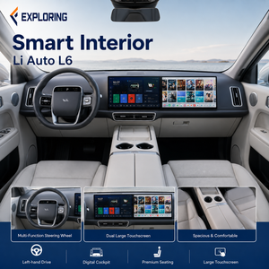 Li Auto L6 2025 AWD Automatico in Pelle R20 5 Posti SUV Elettrico a Autonomia Estesa Lusso Smart per Esportazione - Product Image 2