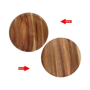 Acacia Thớt Thảo Mộc Bằng Gỗ Với Dao Cắt Mezzaluna Cong Dao Cân - Product Image 6