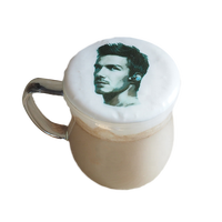 Imprimante photo pour café |   Machine à café à l'encres comestibles pour l'impression personnalisée de photos, logos et textes sur la mousse de café, résolution élevée 600 dpi