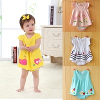 Vêtements pour bébé, combinaison d'été pour nouveau-né, fleurs mignonnes, nœud, fille, bébé, manches courtes, barboteuse pour bébé