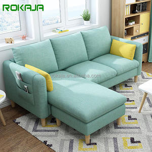 Sofá de Tela Desmontable Económico, Sofá de Tela Nórdico para Apartamentos Pequeños, Sofá Combinado para Salas de Estar Pequeñas o Casas de Alquiler - Product Image 1