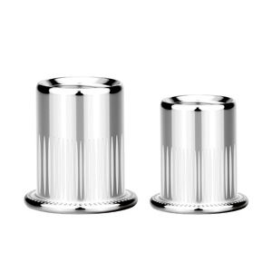 Xinruicheng Kit d'inserts à rivets moletés en acier inoxydable 304 M3 M4 M5 M6 M8 M10 M12 à tête plate pour équipement de communication - Product Image 1