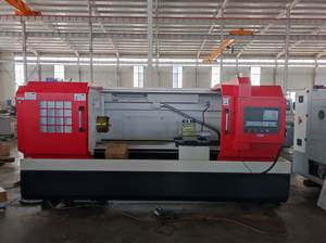 Tour à métaux CNC à banc plat horizontal CK6180, capacité d'usinage moyenne, commande GSK, composants de base de haute précision - Product Image 4