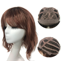 Perruque synthétique haut de gamme personnalisée Futura, résistante à la chaleur, en monofilament, coupe pixie bob, perruque complète en dentelle HD, sans colle