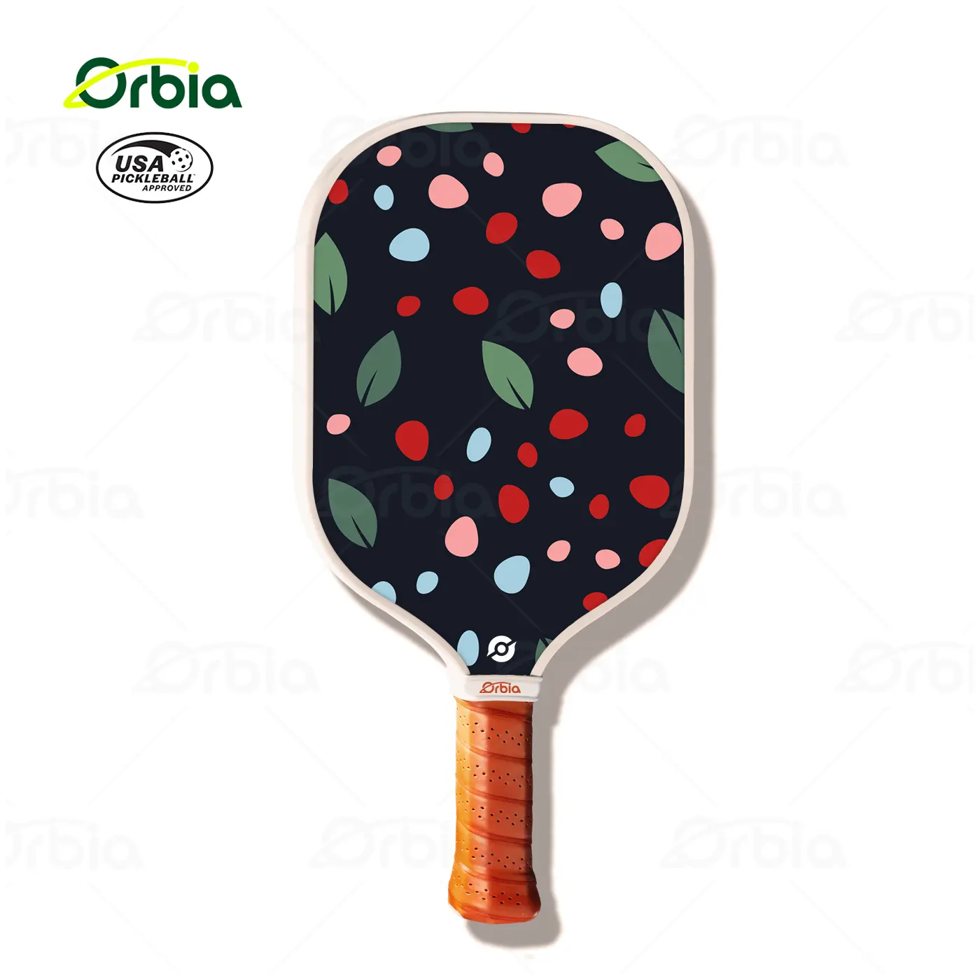 Orbia thể thao biểu tượng tùy chỉnh trọng lượng nhẹ Pro pickleballs mái chèo sợi carbon OEM Dịch vụ mái chèo vợt pickleballs