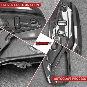 Hot Sale Dry Carbon Fiber OEM Style Car Interior Side Door Panel for Ferrari F8 - Product Image 4
