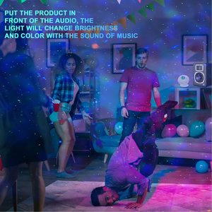 Lámpara de Luna Bolong Ske-xt-y01, Luz de Media Luna para Cine en Casa y Dormitorio, Lámpara de Luna con Wifi Tuya, Proyector Láser de 10w con Efecto de Cielo Estrellado - Product Image 6
