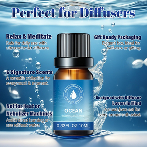 Regalos para Mujer, Canasta de Regalo para Mujer, Regalos de <span class=keywords><strong>Navidad</strong></span>, Set de 6 Botellas de Aceites Esenciales, Set de Aceites Aromáticos - Product Image 3