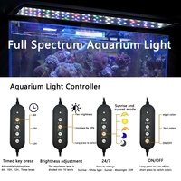 Lampes LED pour aquarium RGB à intensité variable, étanches IP65, barre lumineuse pour aquarium, lampe submersible sous-marine