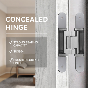EN1634 FR-132 <strong>Door</strong> <strong>Hinges</strong> for Fire <strong>Doors</strong> heavy duty 3D conceal <strong>door</strong> <strong>hinge</strong> 200KGS 3 dimension adjusted invisible <strong>hinge</strong> - Product Image 5