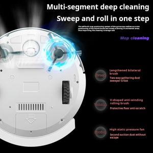 Aspiradora Robótica para Limpieza en Seco y Húmedo con Motor sin Escobillas, Diseño Ecológico y Control por Aplicación - Product Image 4