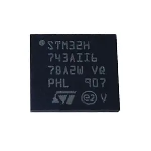 STM32H743AII6TR STM32H743AII6 새로운 오리지널 ARM 마이크로 컨트롤러 32Bit 2MB 400Mhz 플래시 IC UFBGA169