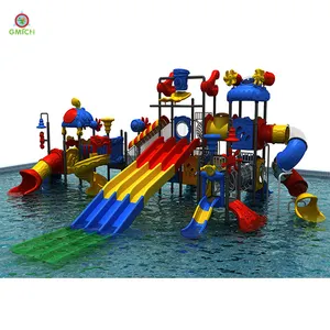 Kids Water Park Outdoor Playground Water Playground Equipment Water Slide Swimming Pool Play Equipment