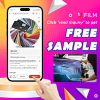 FANCHI 7.5 Mil TPU PPF Película de Protección de Pintura Nano PPF de TPU Cerámico, Autoregenerable, Mate, Cromado, Morado Gris, Violeta Gris