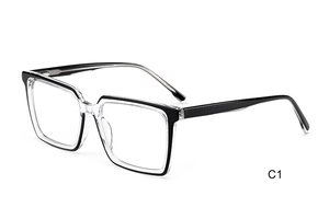 Gafas de acetato masculinas de calidad superior CL9015, montura óptica para gafas, venta al por mayor - Product Image 2