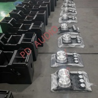 Altavoces de Línea de Alta Potencia WPC, Duales de 10 Pulgadas y 3 Vías, Pasivos, para Escenarios, DJ y Sonido Profesional