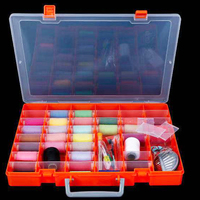 Kit électronique de démarrage, boîte à outils en plastique, ensemble de capteurs, boîte vide en plastique, modèle EKB-216-1 252x190x58mm, surface polie