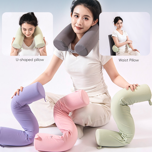 Bantal Leher Lipat Ringan YUE RISE, Bantal Leher Servikal Bulat Multifungsi Busa Memori, Bantal Leher untuk Kantor, Perjalanan, dan Yoga - Product Image 2