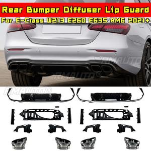 Kit de Carrocería para Mercedes Benz Clase E W213 E260 E63S AMG 2021+, Parachoques Delantero, Divisor Lateral, Tubo de Escape, Accesorios para Automóviles - Product Image 1