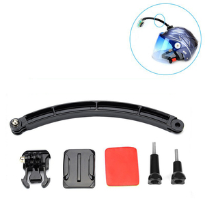 Para Go Pro Action Sports Camera Mount <span class=keywords><strong>Insta360</strong></span> Accesorio Casco Kit de adhesivo de montaje frontal Tornillo de mariposa Hebilla de gancho en J - Product Image 5