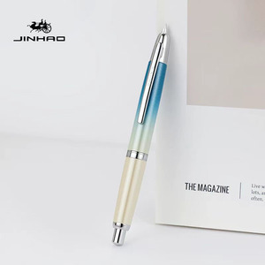 <span class=keywords><strong>Penna</strong></span> <span class=keywords><strong>Stilografica</strong></span> Jinhao A10 EF/F con Punta in Iridio, Scocca Metallica di Lusso, Colore Graduale, Nuovo Sistema a Scatto, per Studenti e Studentesse - Product Image 3