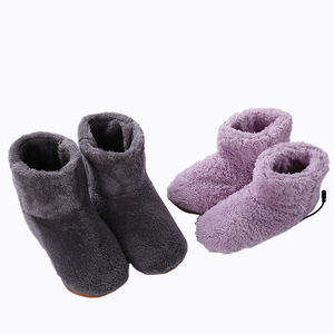 Commercio all'ingrosso a basso prezzo di alta qualità riscaldato caldo e freddo calore scarpe comode in peluche USB riscaldamento elettrico scarpe - Product Image 4