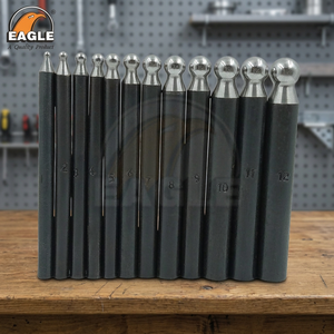 Eagle Exporter's Dapping Punches-<b>12</b>-Piece Set Rotary Tools Accessories for Jewelry Setting Earring Making (0.425Kg) <b>70</b> Countries - Product Image 2