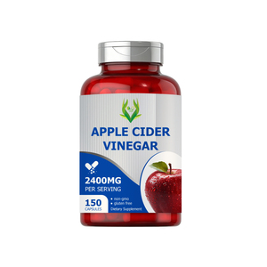 Private Label Apple Cider Vinegar Capsule 2400MG Support Digestion Gut Balance Comfort Steady Energy Daily Detox <b>Supplement</b> - Product Image 1