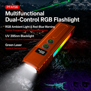 Linterna LED Industrial WOSEN con Láser Verde UV RGB, Magnética, Recargable, Manos Libres, para Taller y Reparación de Automóviles - Product Image 5