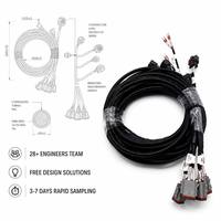 Harness Kabel Universal 21 Sirkuit Kustom OEM, Konektor Deutsch DT Molex Picoblade JST SZN