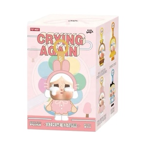 Auténtico Pop Mart Crybaby Crying Again Tears vinilo cara juguetes de peluche cajas ciegas lindo colgante encantador regalo creativo regalos - Product Image 1
