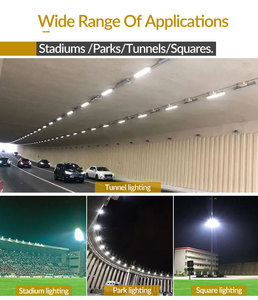 ไฟสปอร์ตไลท์ LED แบบโมดูลาร์ 300W กันน้ำ IP66 สำหรับภายนอกอาคาร เหมาะสำหรับอุโมงค์ จัตุรัส สวนสาธารณะ ลานจอดรถ สนามกีฬา - Product Image 6