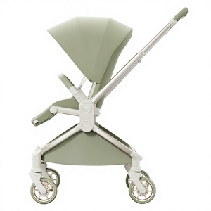 Poussette bébé pliable légère à 4 roues en aluminium et acier inoxydable de haute qualité, fabriquée sur mesure par LianLi Original Factory - Product Image 4